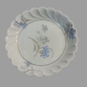 Haviland Limoges BERGERE France  COASTERS  4 1/4" floral soap dish jewelry small